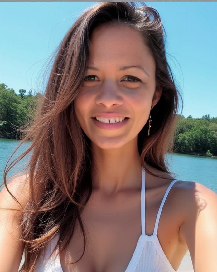 Selfie sem maquiagem ou cenário